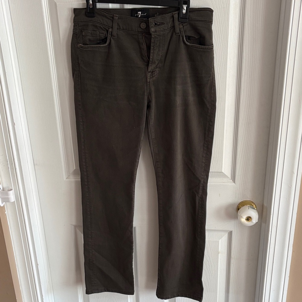 Brown seven for all mankind Straight-Leg Jeans